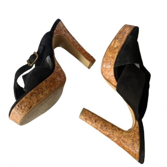 Colin Stuart Suede&Cork Sandals size 8.5 - Picture 8 of 9